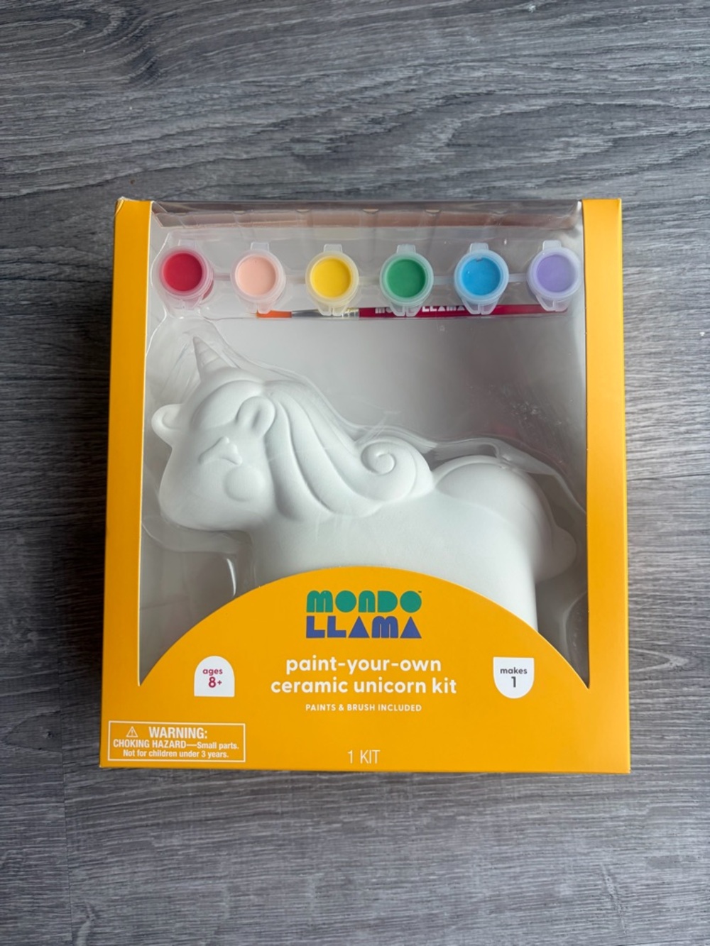 NWT Mondo Llama Paint-Your-Own Ceramic Unicorn Kit